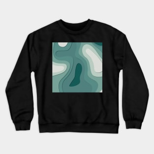 Colorful Geology pattern Crewneck Sweatshirt